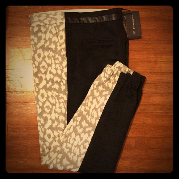Walter Baker Animal Print Tuxedo Pant - Picture 3 of 8